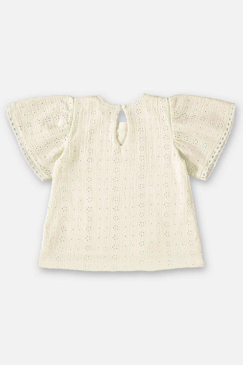 Conjunto-Infantil-para-Menina-com-Bata-e-Shorts--Bege--Up-Baby