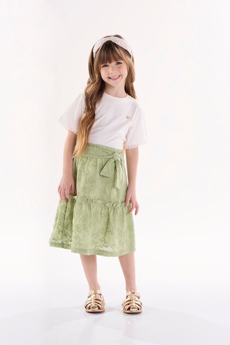 Conjunto-Infantil-para-Menina-com-Blusa-e-Saia--Off-White--Up-Baby
