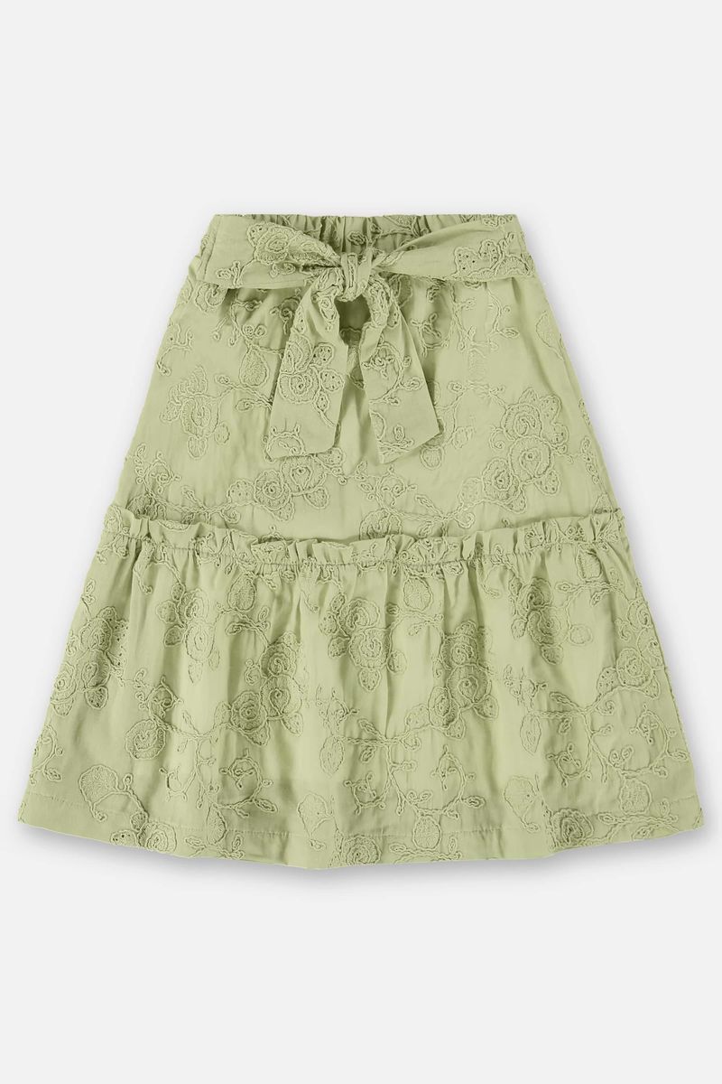 Conjunto-Infantil-para-Menina-com-Blusa-e-Saia--Off-White--Up-Baby