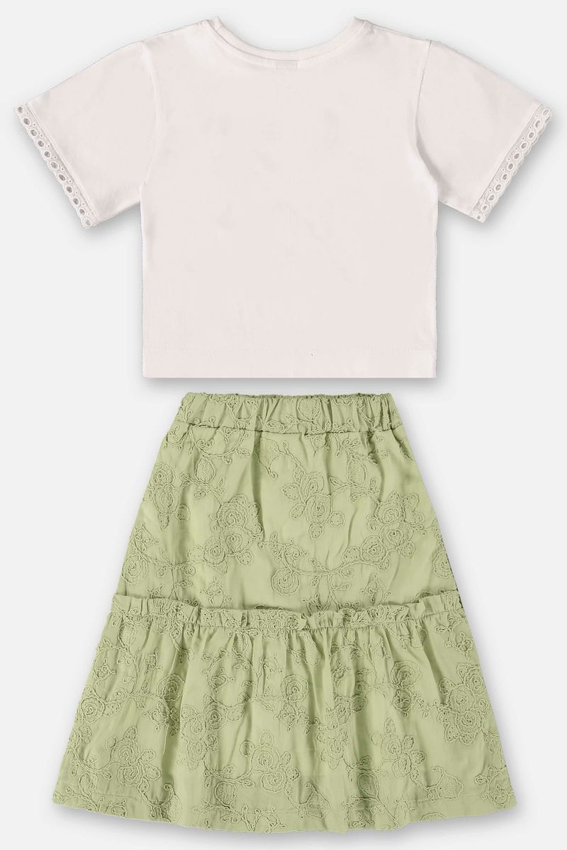 Conjunto-Infantil-para-Menina-com-Blusa-e-Saia--Off-White--Up-Baby