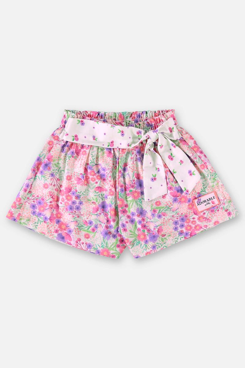 Conjunto-Infantil-para-Menina-com-Bata-e-Shorts--Rosa--Up-Baby