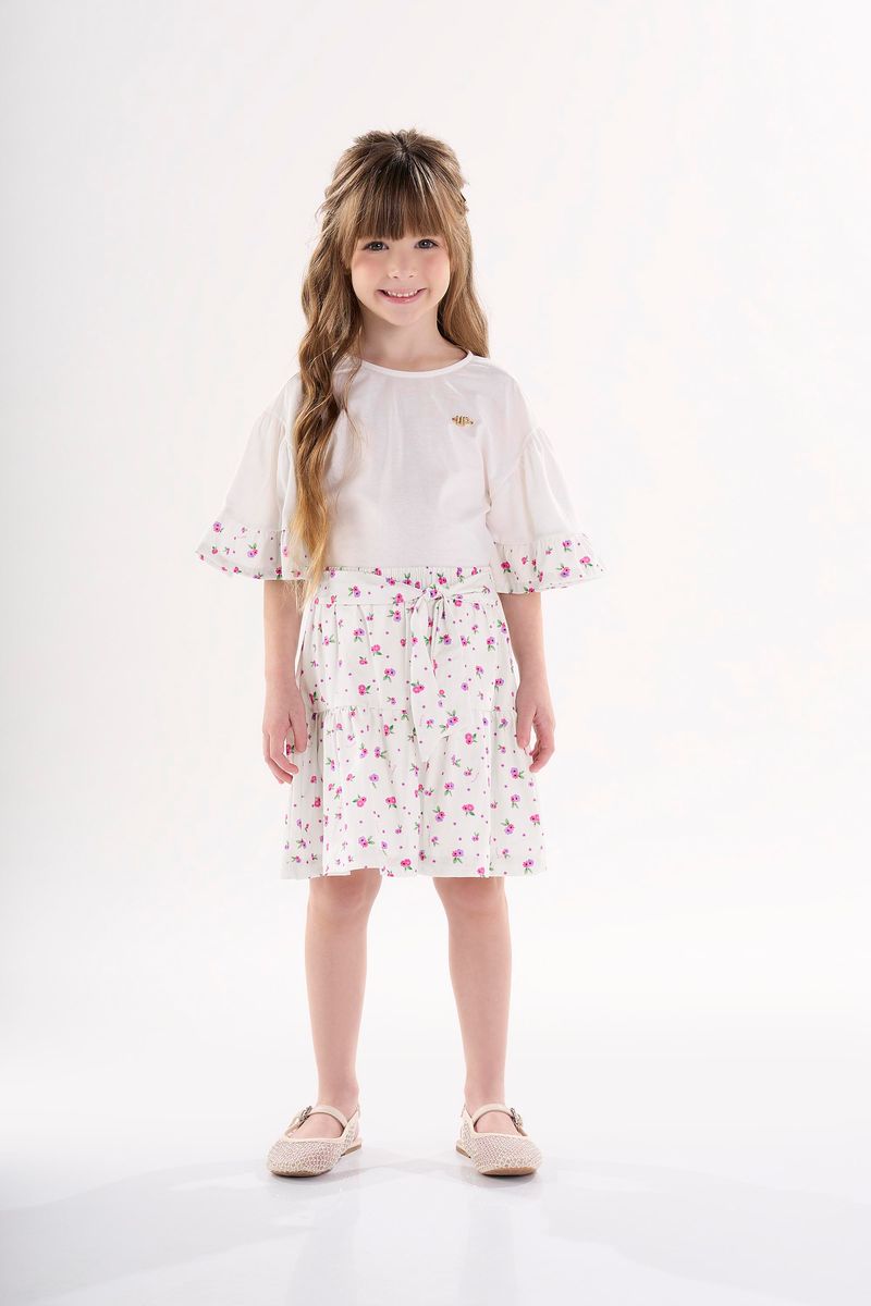 Conjunto-Infantil-para-Menina-com-Bata-e-Saia--Off-White--Up-Baby
