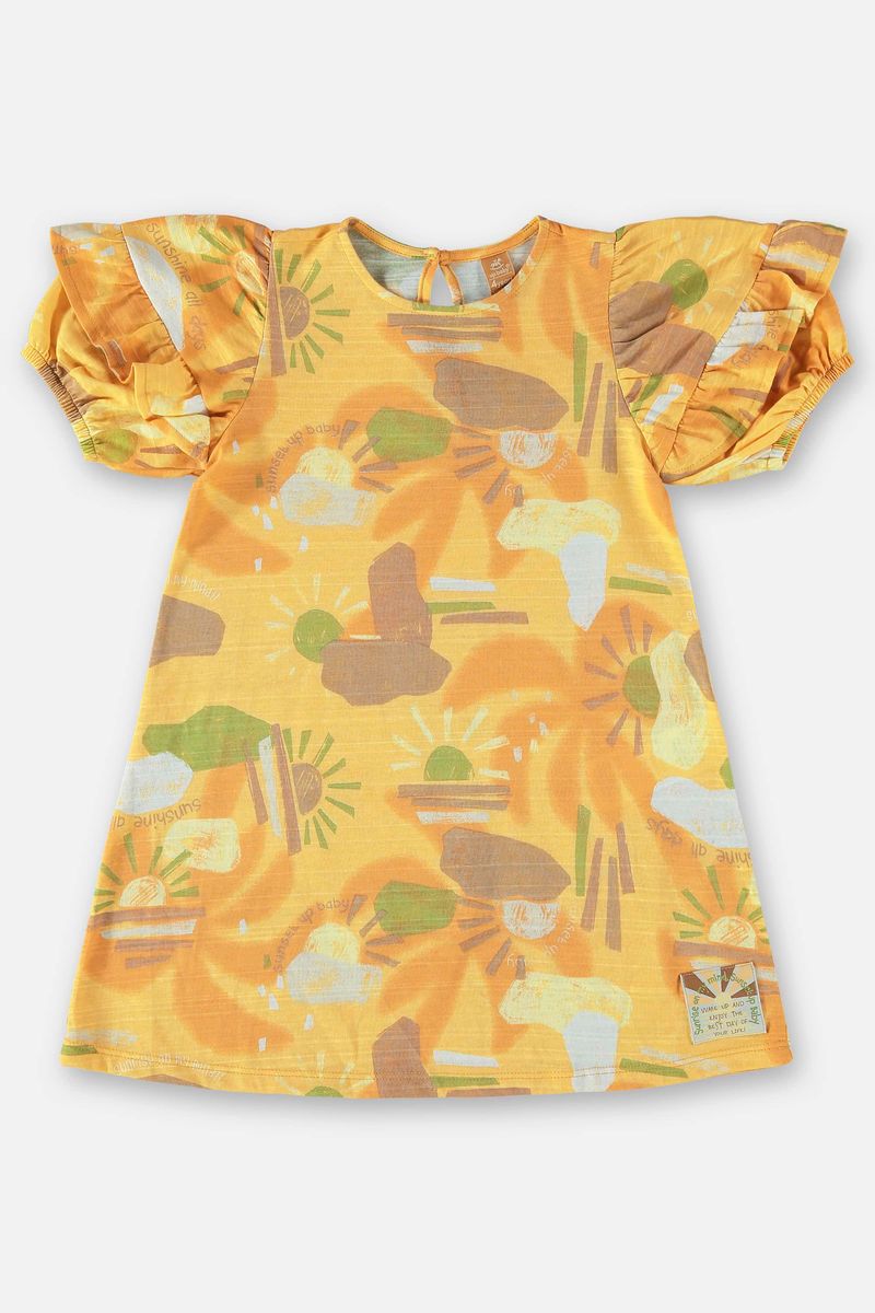Vestido-Infantil-em-Meia-Malha-Flame--Amarelo--Up-Baby