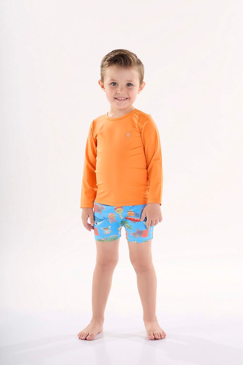 Camiseta-Unissex-Infantil-em-Malha-com-FPS-50