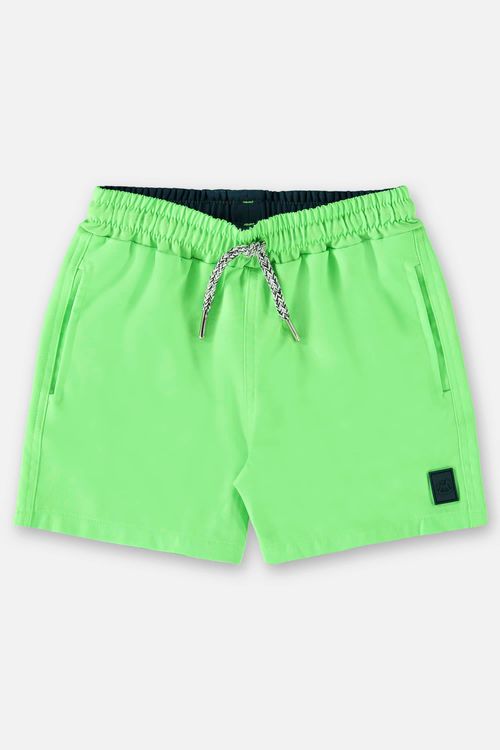 Bermuda de Praia para Menino em Microfibra (Verde Neon) Up Baby