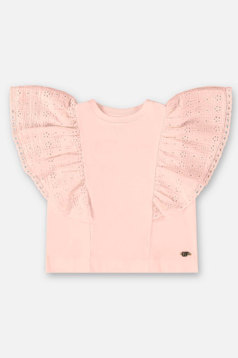 Bata-Infantil-para-Menina-em-Meia-Malha-Linho--Rosa-Claro--Up-Baby