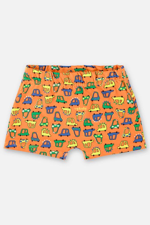 Sunga Boxer Infantil Forrada com FPS+50 (Laranja) Up Baby