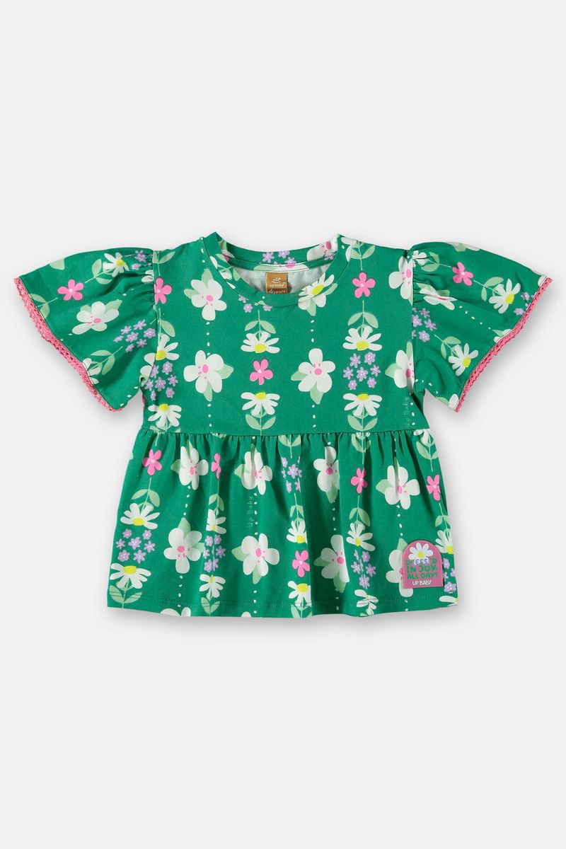 Bata-Infantil-para-Menina-em-Cotton--Verde--Up-Baby