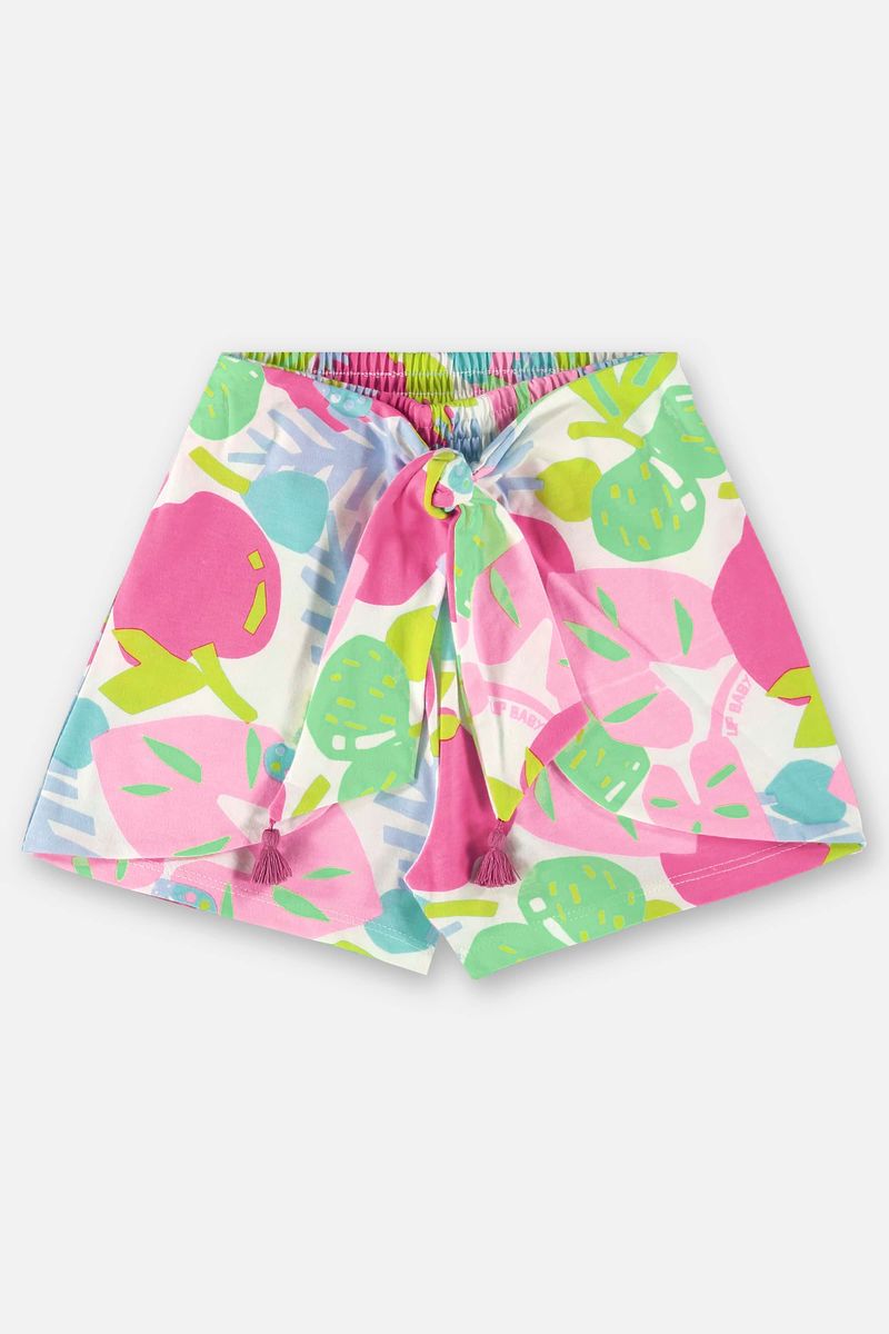Conjunto-Bata-e-Short-Infantil-para-Menina--Rosa-Pink-Neon--Up-Baby