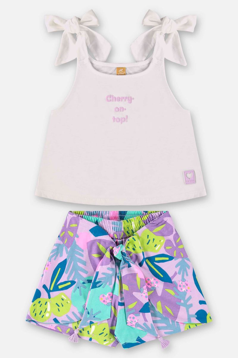 Conjunto-Bata-e-Short-Infantil-para-Menina--Off-White--Up-Baby