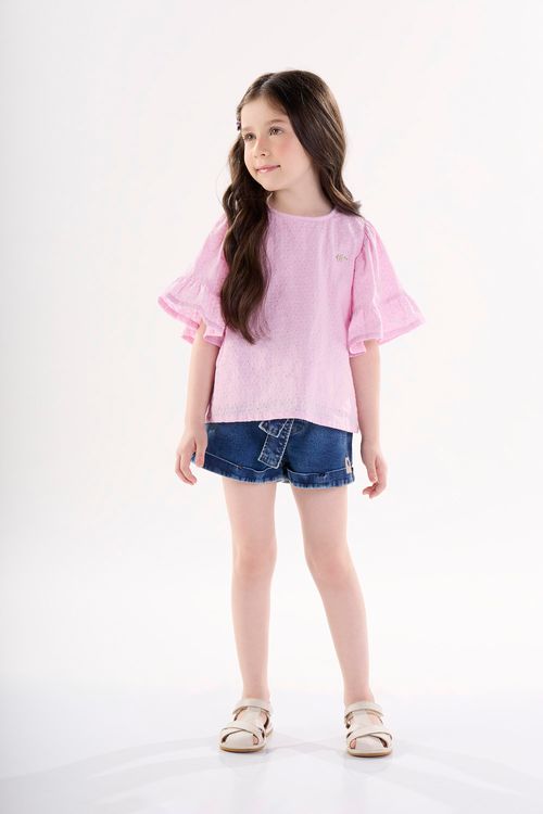 Bata Infantil para Menina em Laise (Roxo) Up Baby