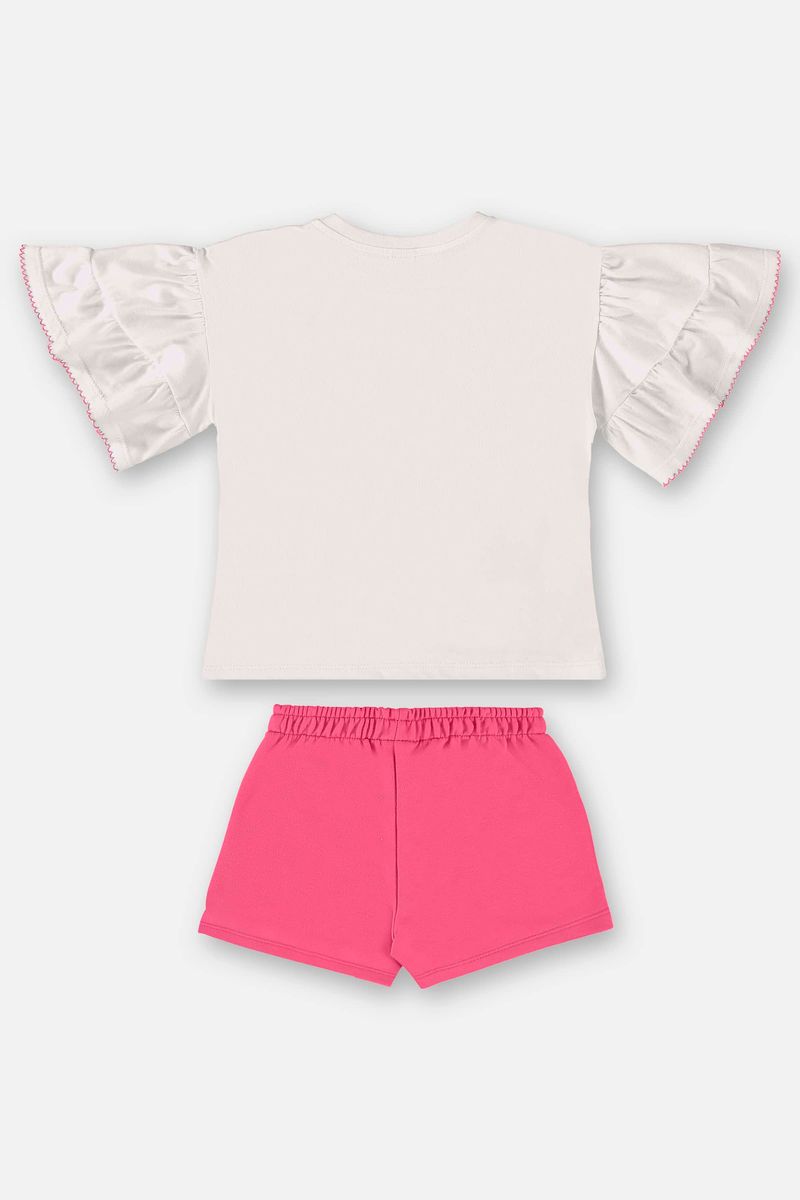 Conjunto-Infantil-para-Menina-com-Blusa-e-Shorts--Off-White--Up-Baby