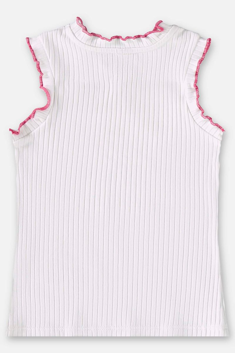 Conjunto-Infantil-para-Menina-com-Blusa-e-Saia--Branco--Up-Baby