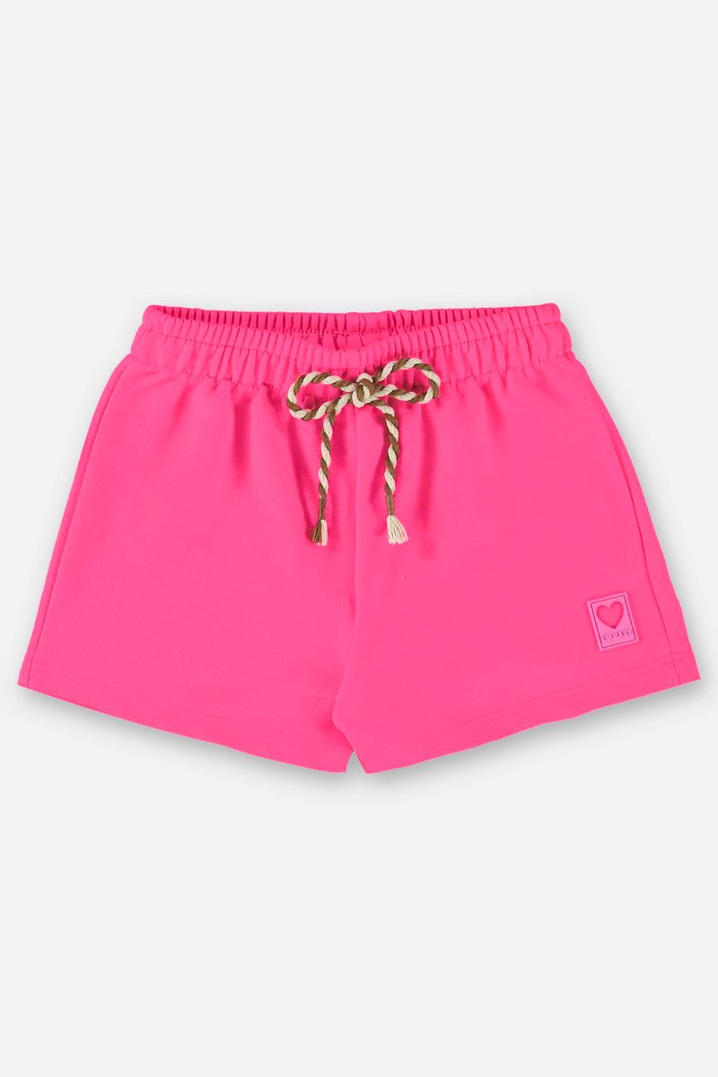 Conjunto-Infantil-para-Menina-com-Blusa-e-Shorts--Rosa-Claro--Up-Baby