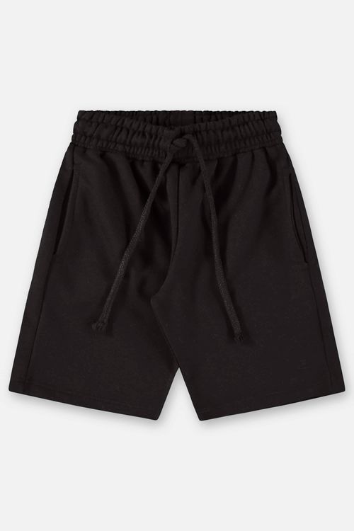 Bermuda Básica Infantil para Meninos (Preto) Up Baby