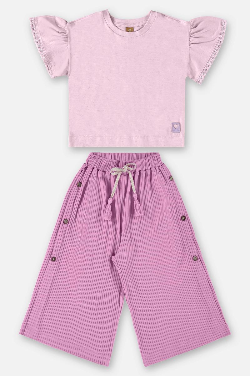 Conjunto-Infantil-para-Menina-com-Blusa-e-Calca--Roxo--Up-Baby-