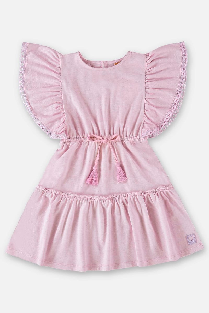 Vestido-Infantil-em-Meia-Malha-Linho--Rosa-Claro--Up-Baby