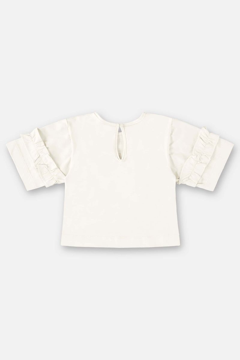 Conjunto-Infantil-para-Menina-com-Blusa-e-Shorts--Off-White--Up-Baby