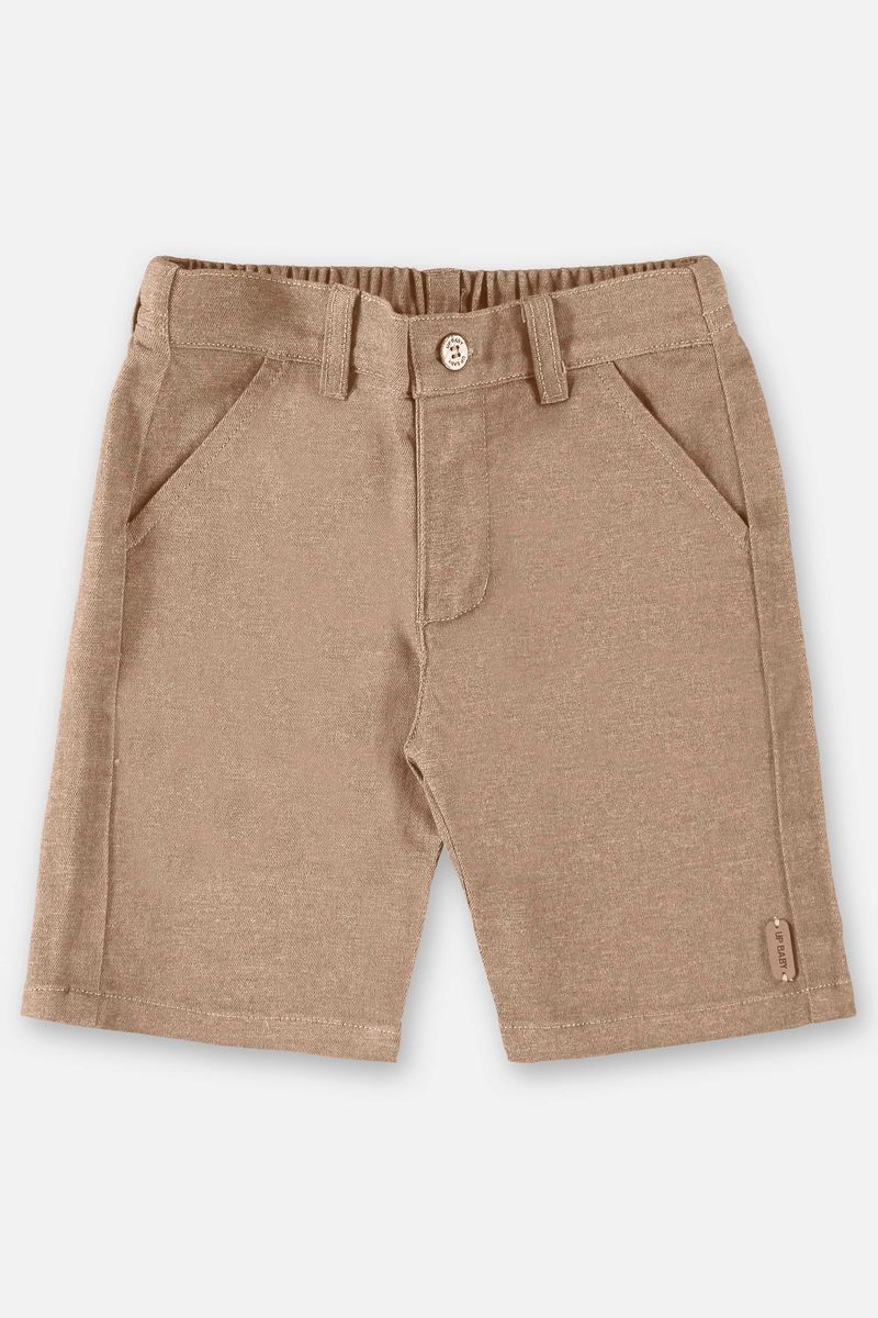 Bermuda-Infantil-em-Sarja--Marrom--Up-Baby