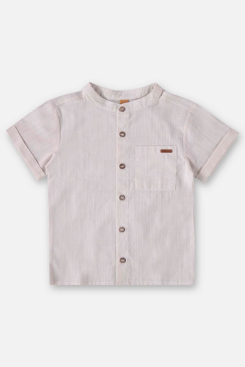Conjunto-Infantil-para-Meninos-com-Bata-e-Bermuda--Cinza--Up-Baby