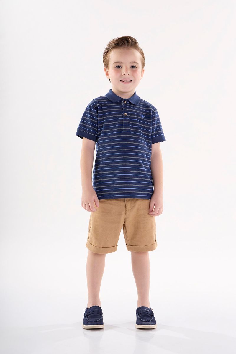 Camisa-Polo-Infantil-para-Menino--Azul-Marinho--Up-Baby