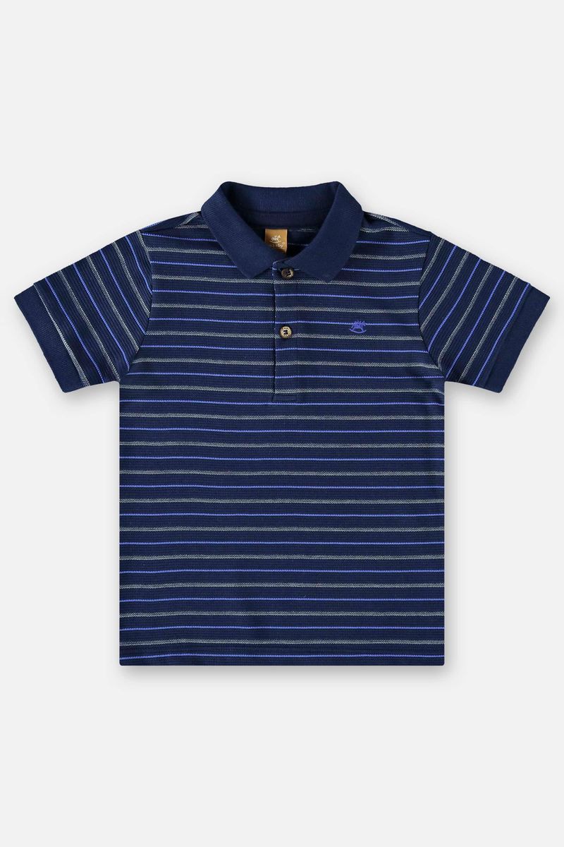 Camisa-Polo-Infantil-para-Menino--Azul-Marinho--Up-Baby