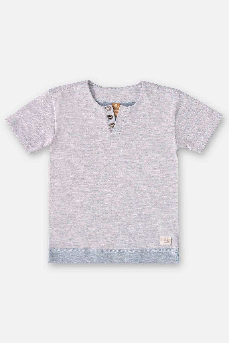 Conjunto-com-Camiseta-e-Bermuda-Infantil-para-Menino--Cinza--Up-Baby