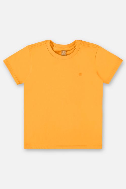 Camiseta Manga Curta Básica para Meninos (Laranja) Up Baby