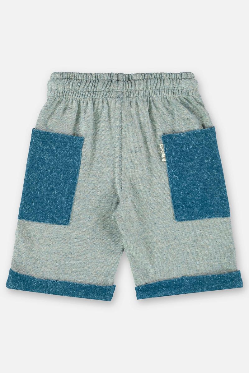 Conjunto-Infantil-para-Meninos-com-Camiseta-e-Bermuda--Azul--Up-Baby