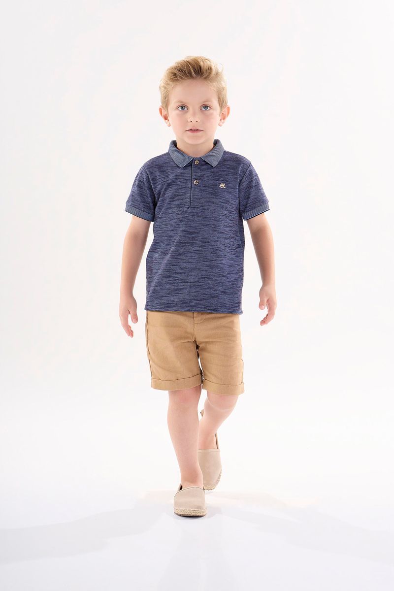 Camisa-Polo-Infantil-para-Menino--Azul-Marinho--Up-Baby
