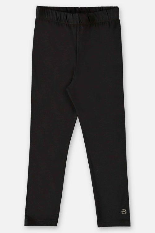 Calça Legging Básica Infantil em Cotton (Preto) Up Baby