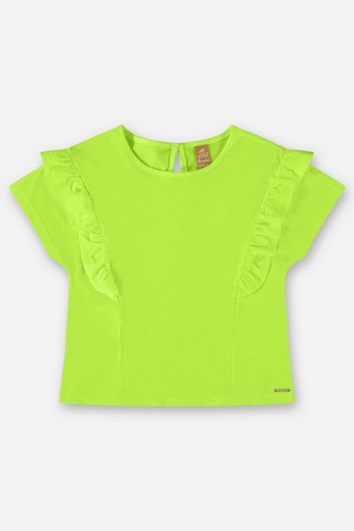 Blusa Infantil Básica em Meia Malha (Verde Claro) Up Baby