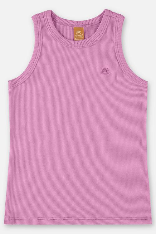 Regata Infantil Básica para Meninas (Roxo) Up Baby