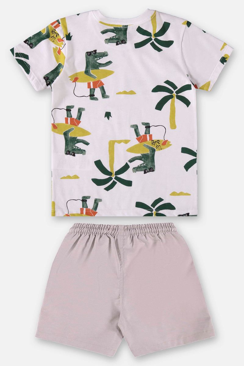 Conjunto-Infantil-Estampado-para-Meninos--Branco--Up-Baby-