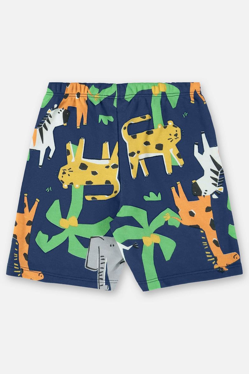 Pijama-com-Camiseta-e-Bermuda-para-Meninos