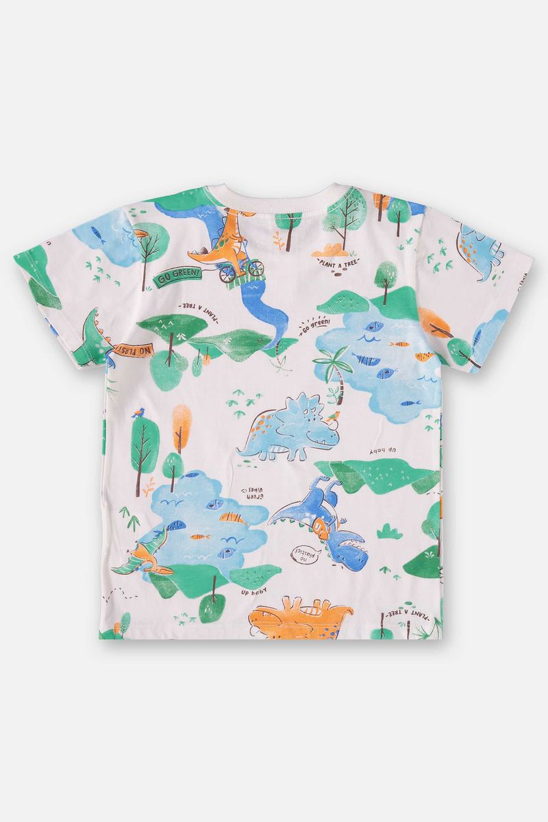 Conjunto-Infantil-para-Menino-com-Camiseta-e-Bermuda--Branco--Up-Baby