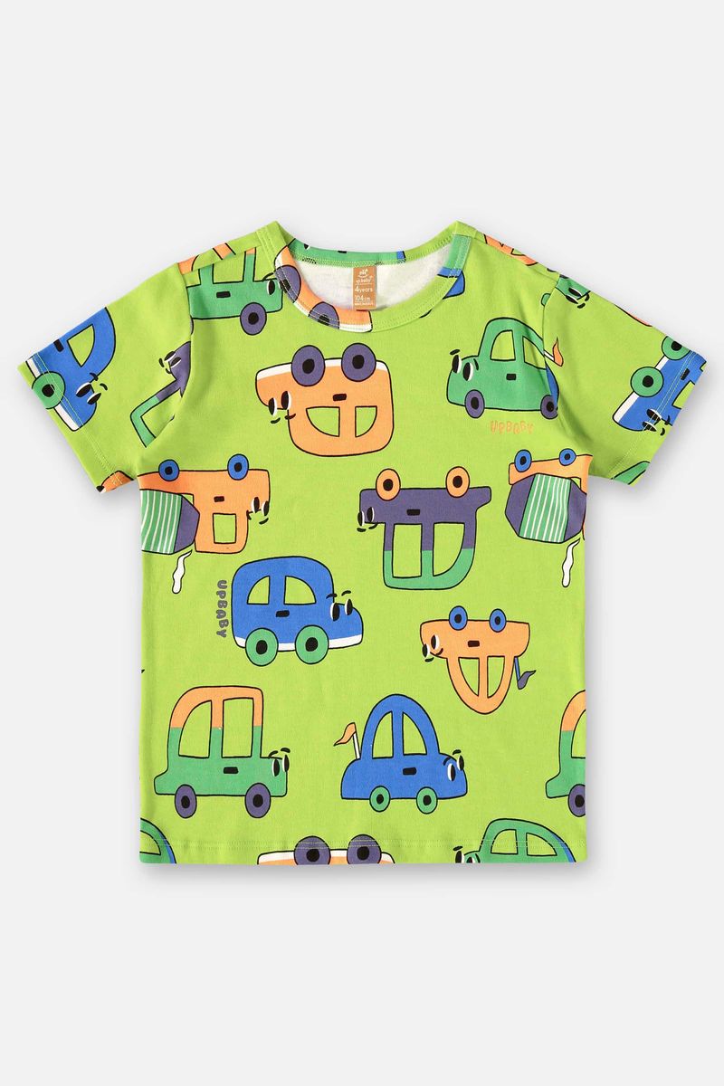 Pijama-para-Meninos-com-Camiseta-e-Bermuda