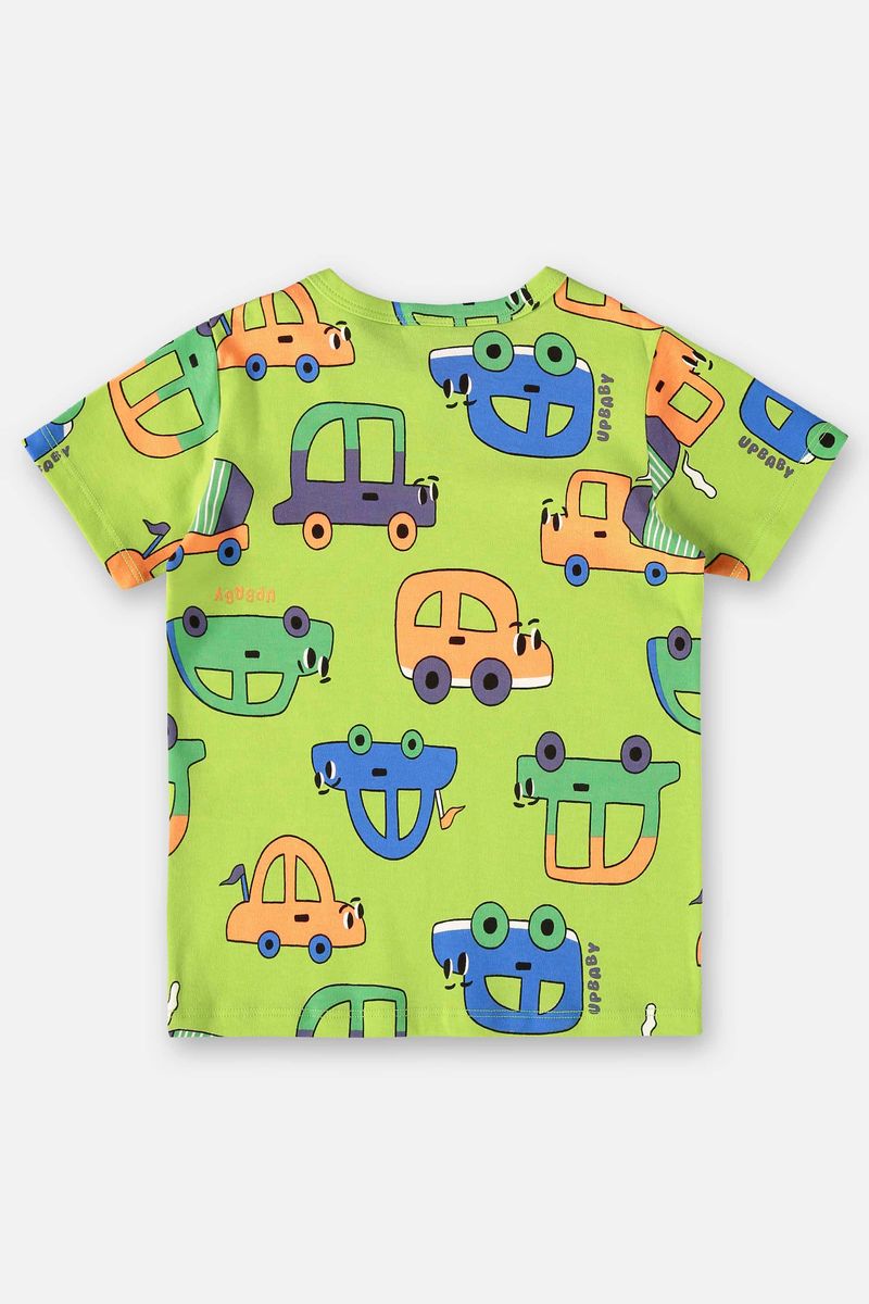 Pijama-para-Meninos-com-Camiseta-e-Bermuda