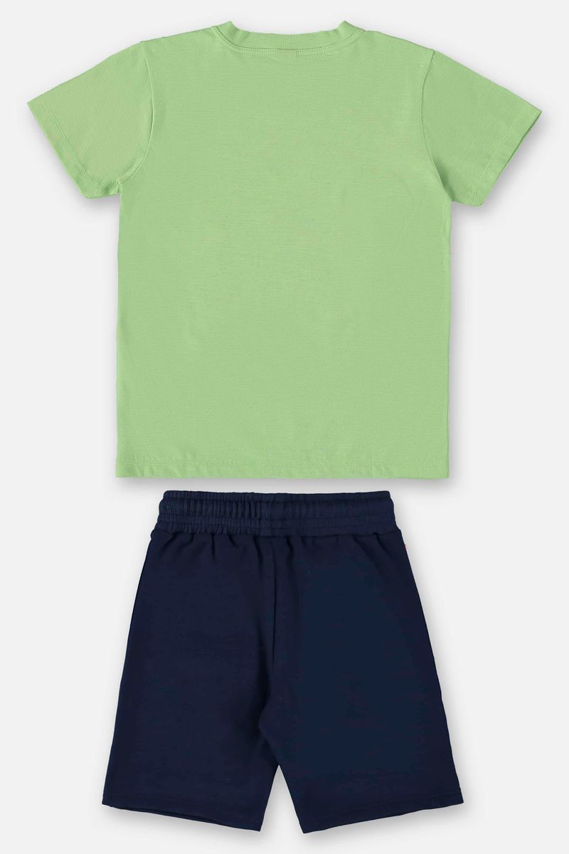 Conjunto-Infantil-para-Menino-Camiseta-e-Bermuda--Verde--Up-Baby