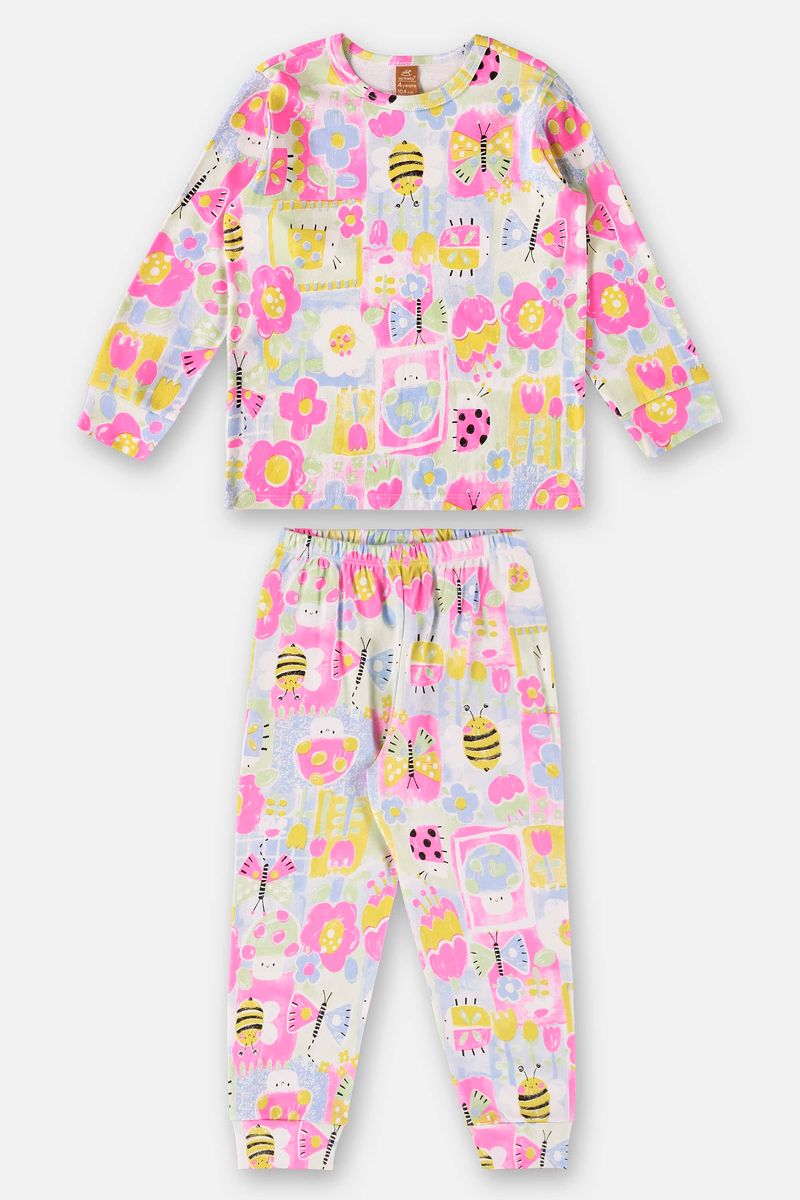 Pijama-Longo-para-Meninas-em-Suedine