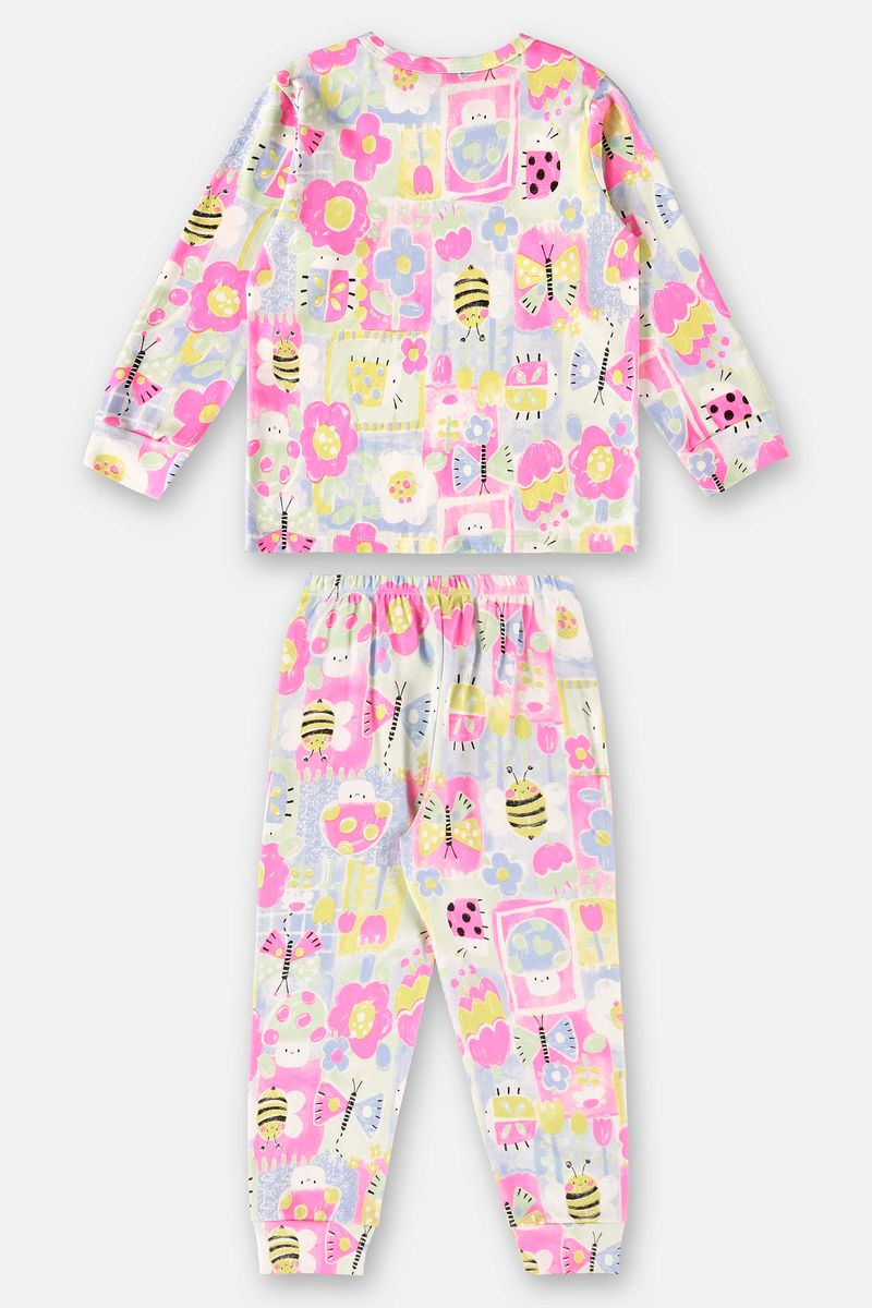 Pijama-Longo-para-Meninas-em-Suedine