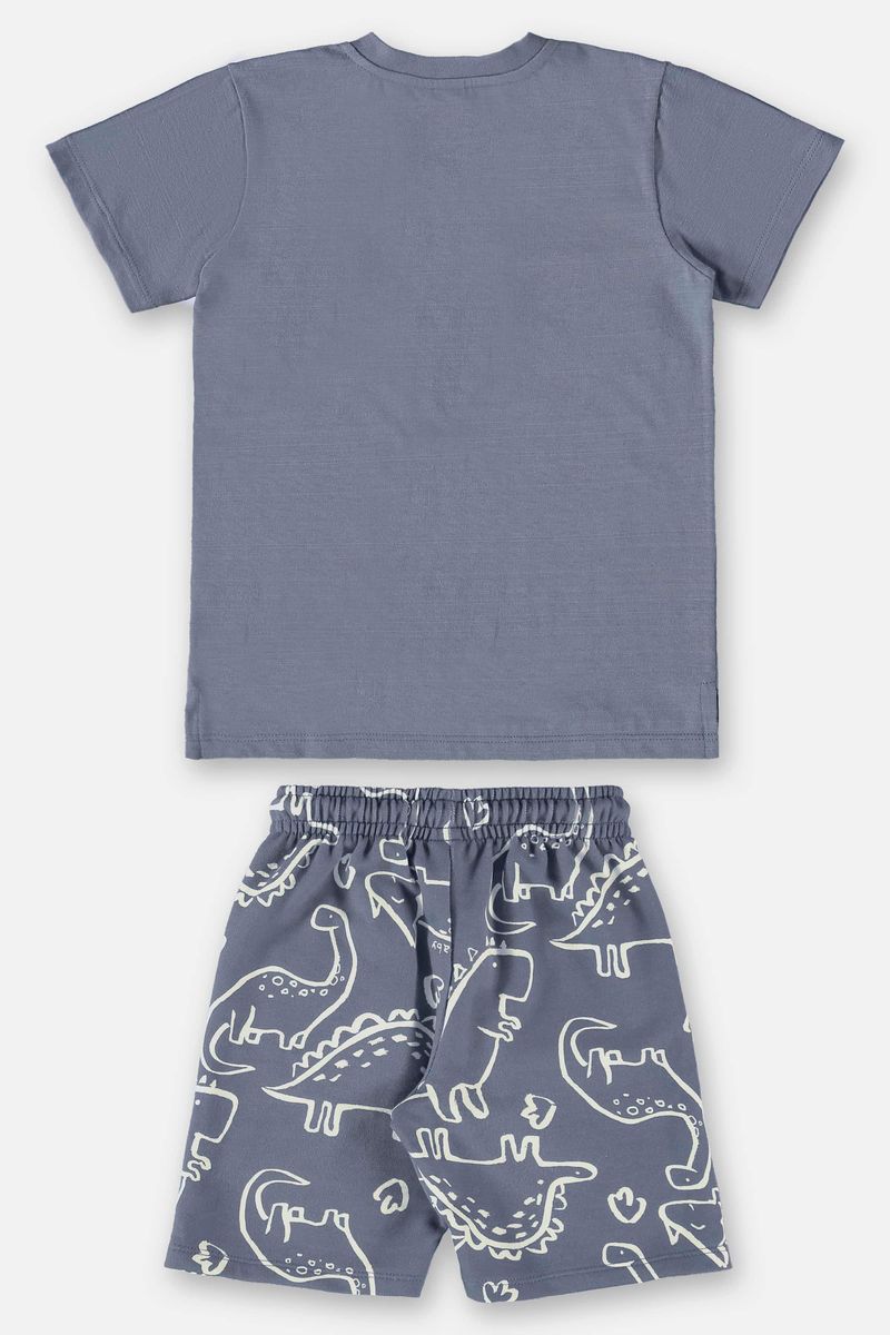 Conjunto-Infantil-para-Menino-com-Bata-e-Bermuda--Cinza--Up-Baby