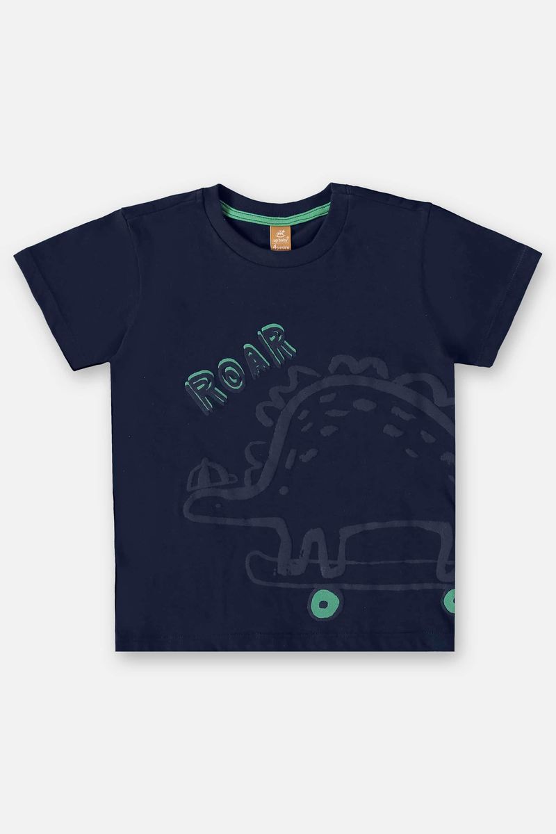 Conjunto-Infantil-para-Menino-com-Camiseta-e-Bermuda--Azul-Marinho--Up-Baby