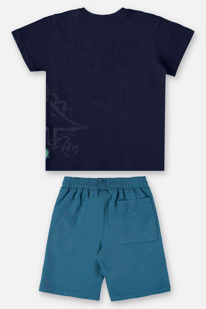 Conjunto-Infantil-para-Menino-com-Camiseta-e-Bermuda--Azul-Marinho--Up-Baby