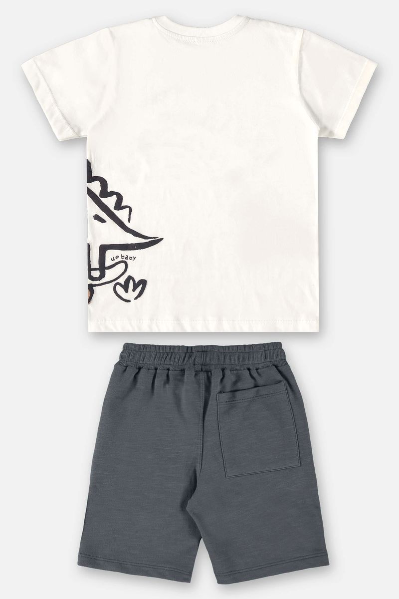Conjunto-Infantil-para-Menino-com-Camiseta-e-Bermuda--Off-White--Up-Baby