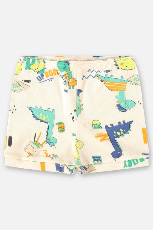 Short Essentials para Bebê Menino em Suedine (Bege) Up Baby