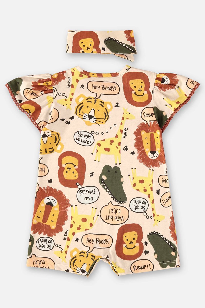 Macaquinho-e-Faixa-de-Cabelo-para-Bebe-Menina--Bege--Up-Baby