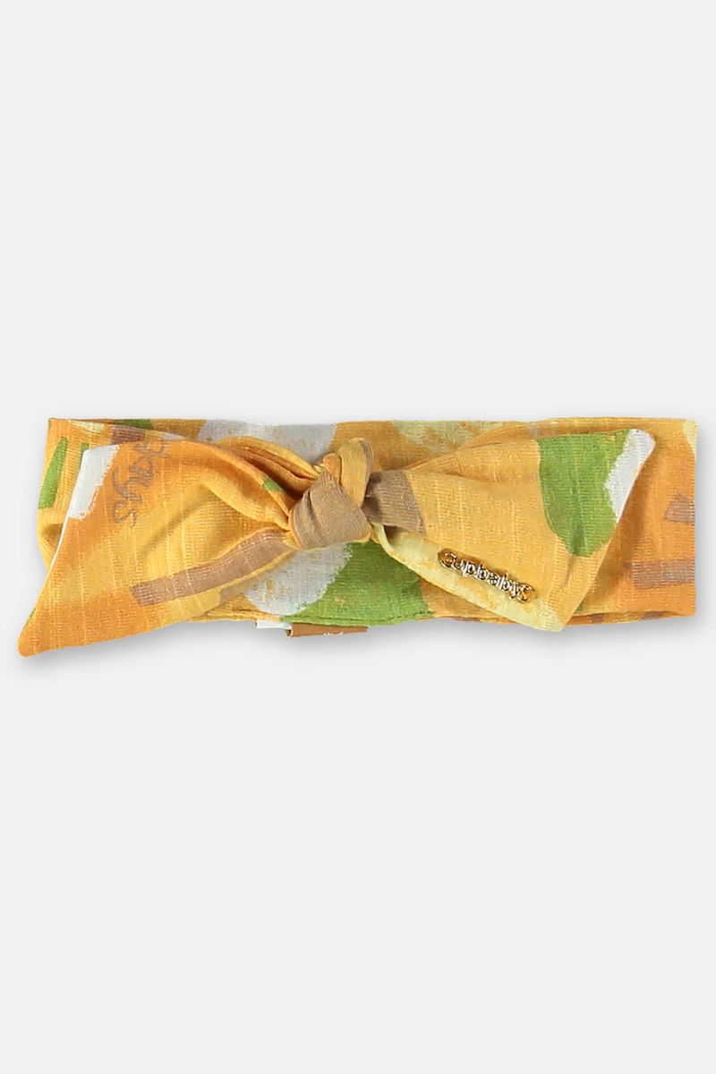 Macaquinho-e-Faixa-de-Cabelo-para-Bebe-Menina--Amarelo--Up-Baby