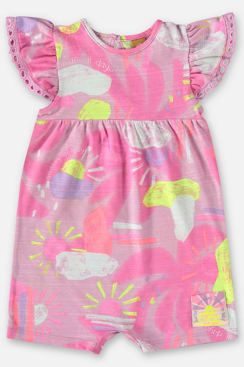 Macaquinho-e-Faixa-de-Cabelo-para-Bebe-Menina--Rosa--Up-Baby