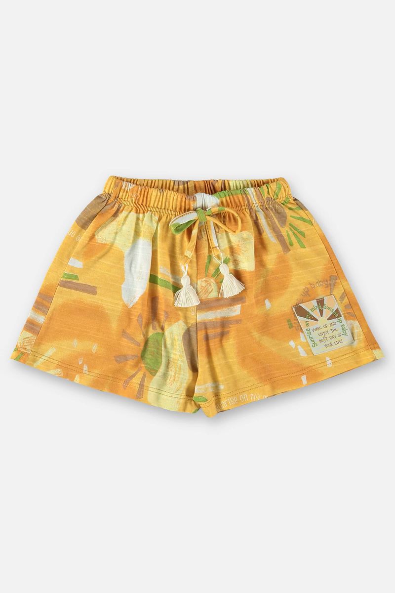 Conjunto-para-Bebe-Menina-com-Bata-e-Short--Amarelo--Up-Baby